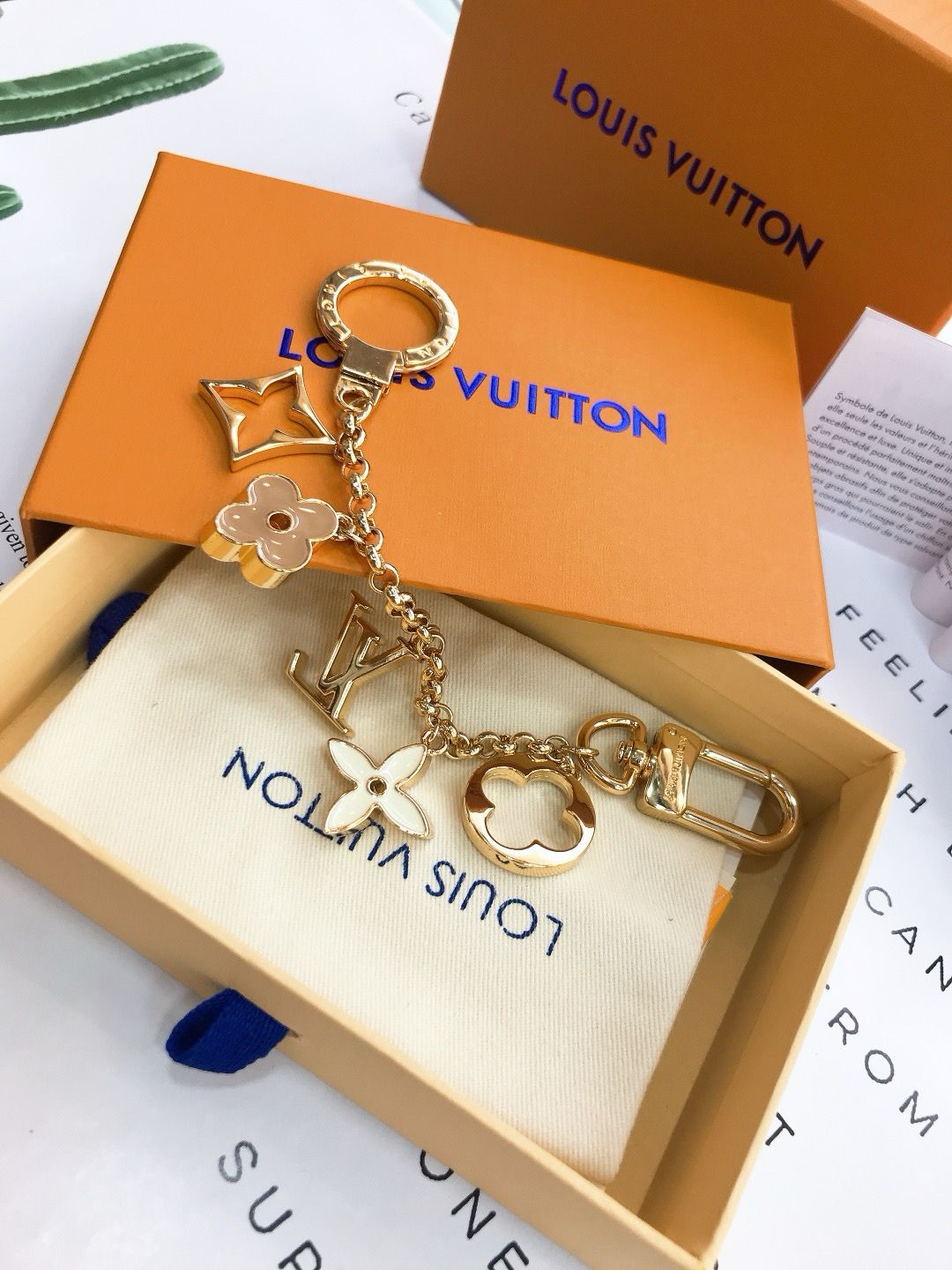 Louis Vuitton LV  Bag Charm Key Holder